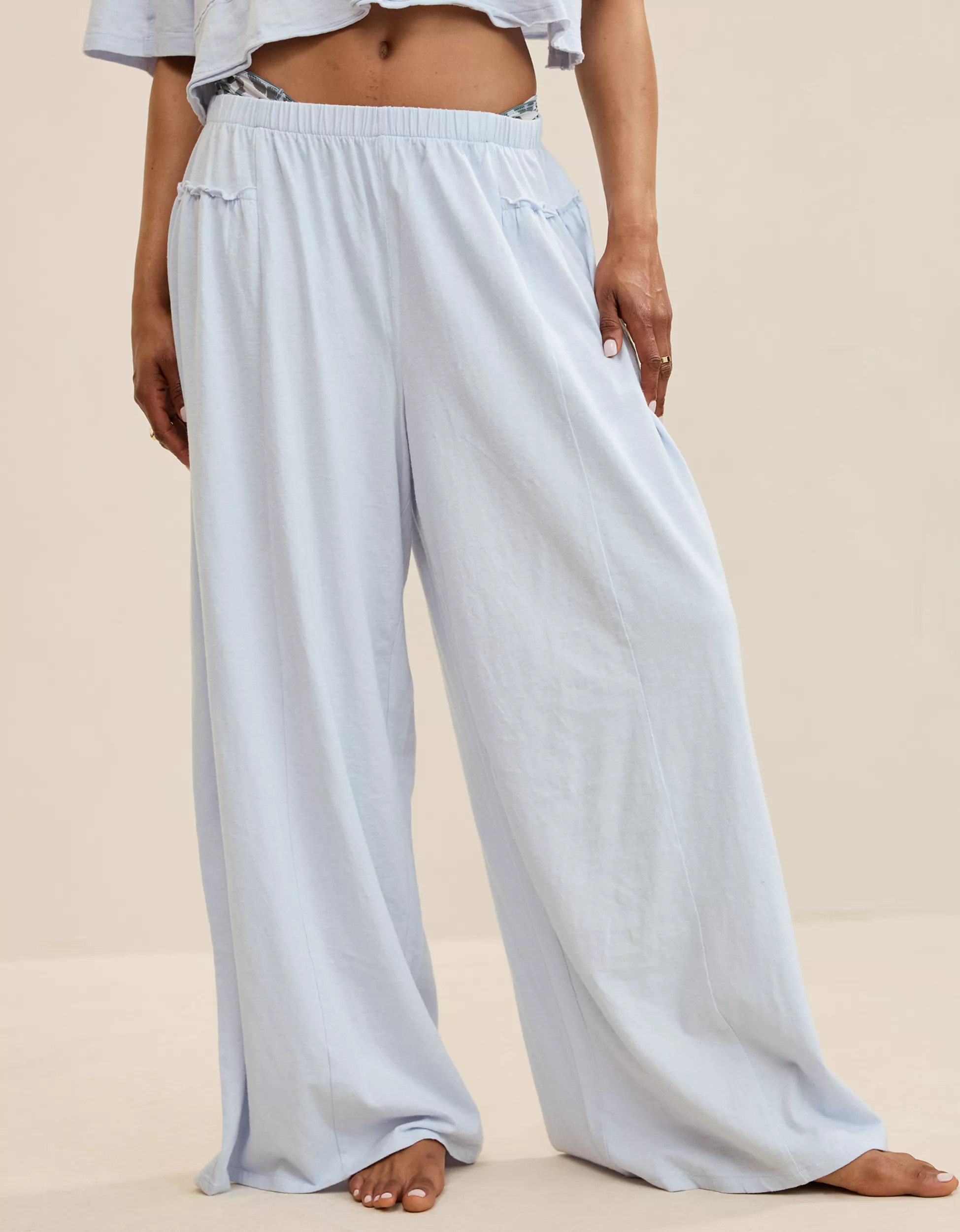 Aerie Happiest Wide Leg Trouser | Aerie