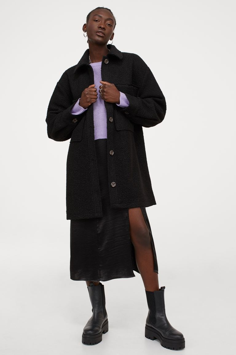 Oversized Shirt Jacket | H&M (US + CA)