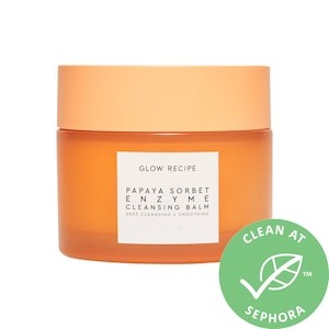 Papaya Sorbet Smoothing Enzyme Cleansing Balm & Makeup Remover - Glow Recipe | Sephora | Sephora (US)