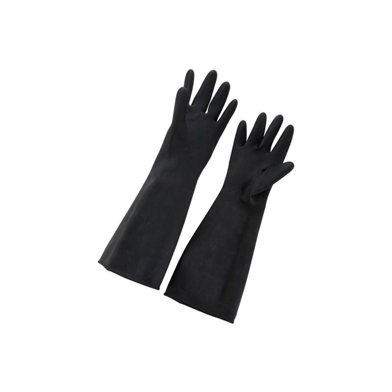 Winco Natural Latex Gloves, 10" x 18", Black - Set of 12 | Target