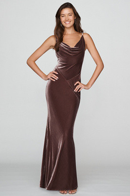 Mare Mare Strappy Velvet Slip Maxi Dress | Anthropologie (US)