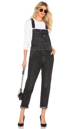 AG Adriano Goldschmied Leah Overalls in Obscura | Revolve Clothing (Global)