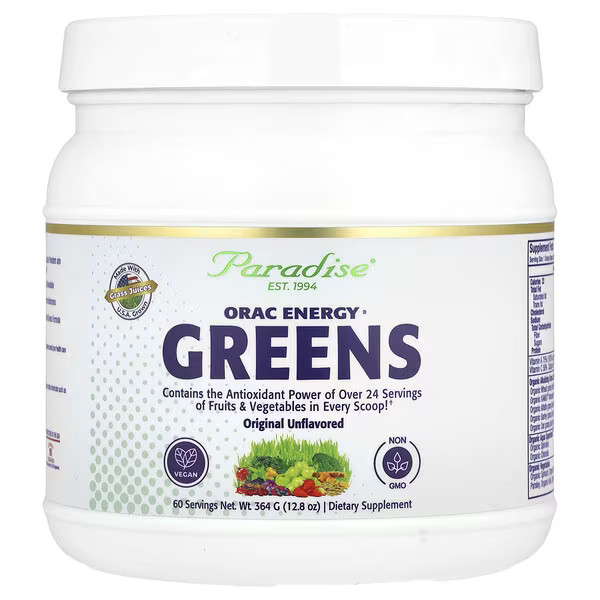Paradise Herbs, ORAC Energy® Greens, Original Unflavored, 12.8 oz (364 g) | iHerb