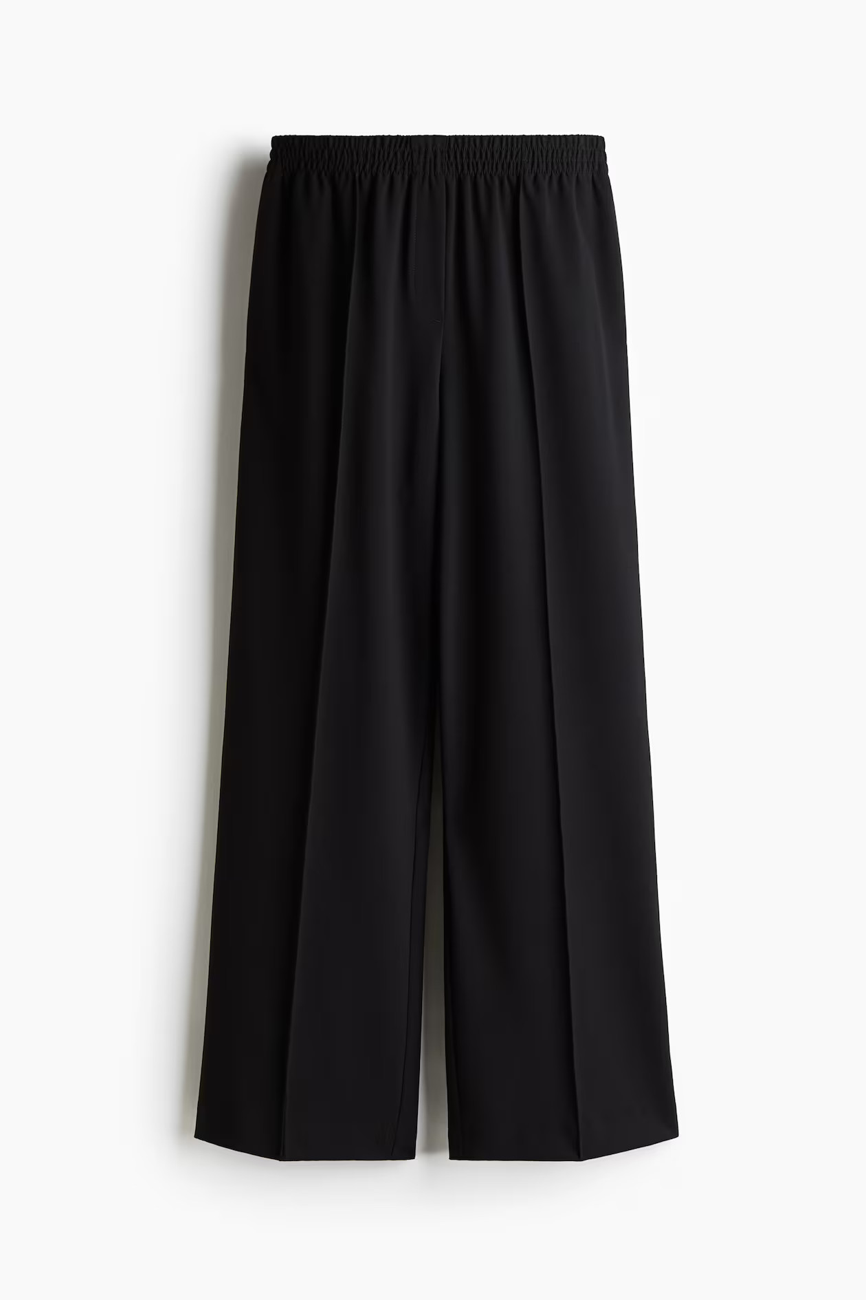Pantalón amplio con raya - Negro - MUJER | H&M ES | H&M (FR, IT, ES, PT, BE)