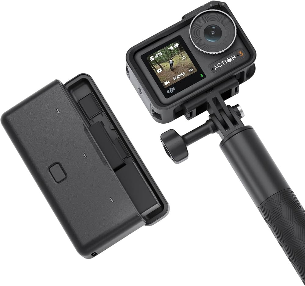 DJI Osmo Action 3 Adventure Combo, Waterproof Action Camera with 4K HDR, 10-Bit Color Depth, Hori... | Amazon (US)