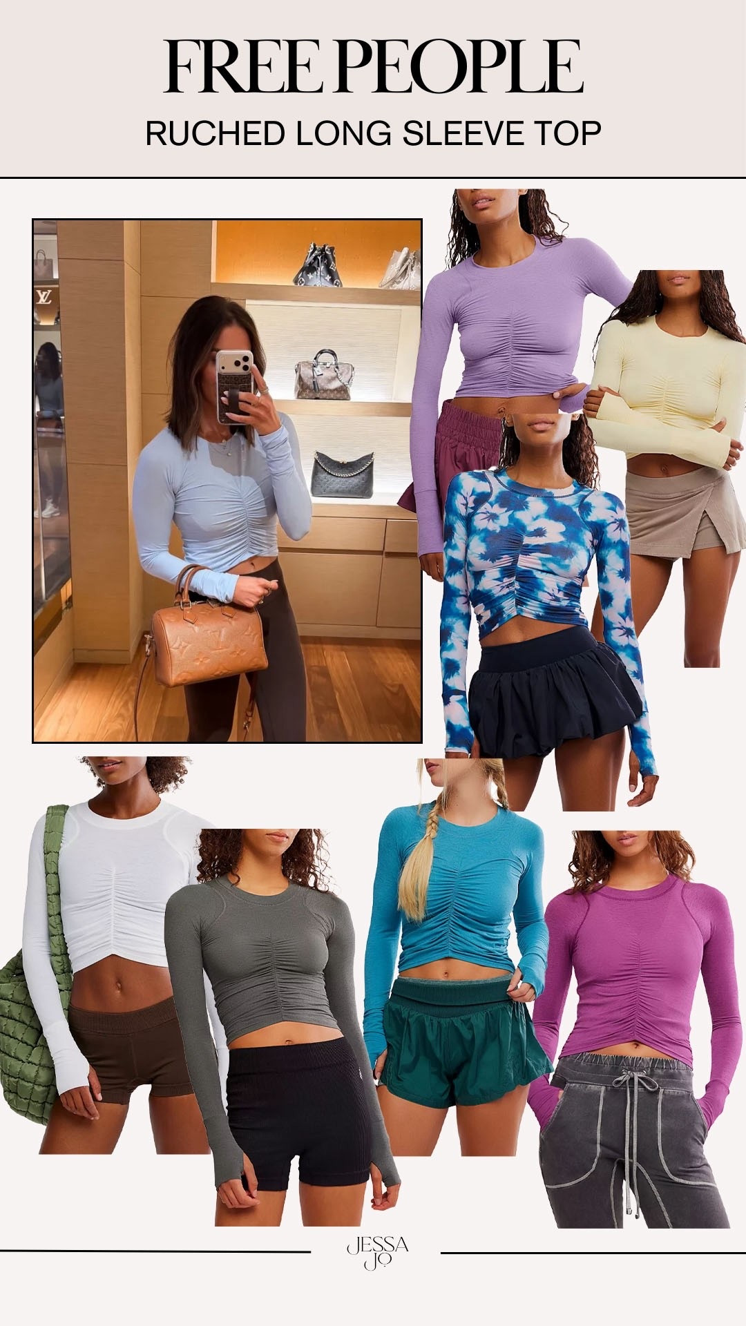 Free people new arrival. Free people ruched top. New activewear. Winter activewear top. Chic active top. FP movement new arrival  

#LTKActive #LTKFindsUnder50 #LTKfitnessgoals