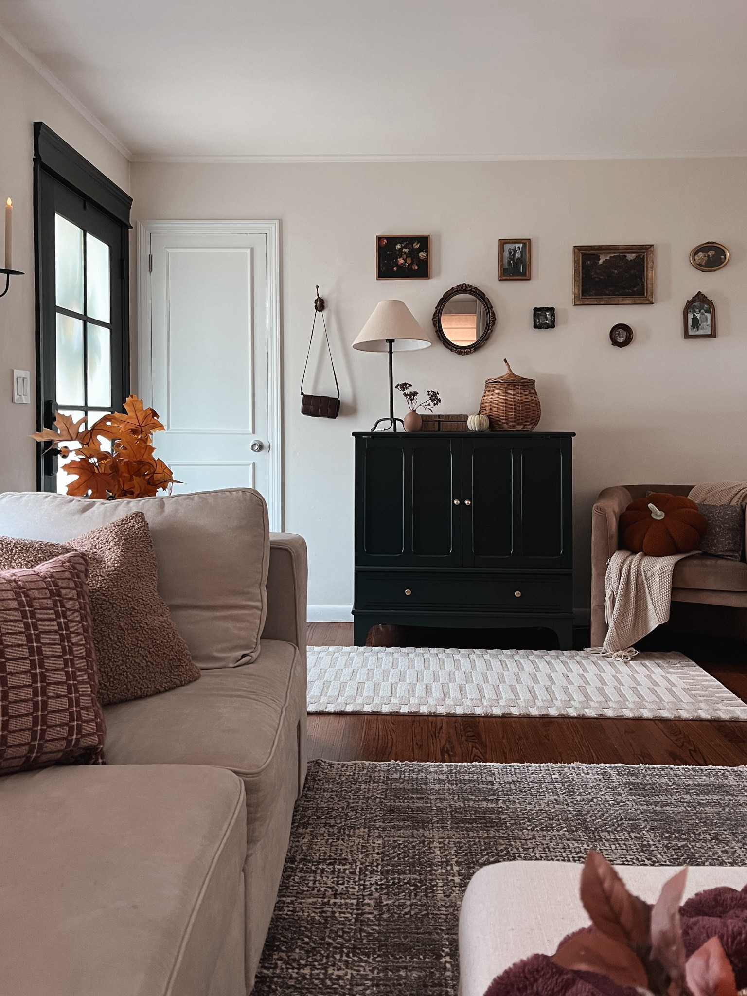 my small entryway making it’s entrance to the next season ✨ just some minor details switched up makes a big difference in the mood here. and lighting these flameless candles too ! 

#LTKSeasonal #LTKFallSale #LTKHome