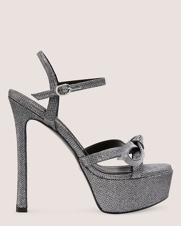 SW Mega Bow Platform Sandal | Stuart Weitzman Outlet