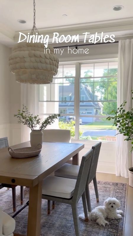 Dining room tables in my home! Love these both so much, I got the same finish Seadrift for both the long dining table and round dining table! Both are extendable! 

(5/22)

#LTKStyleTip #LTKVideo #LTKHome