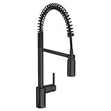 Moen 5923BL Align One-Handle Pre-Rinse Spring Pulldown Kitchen Faucet, Matte Black | Amazon (US)