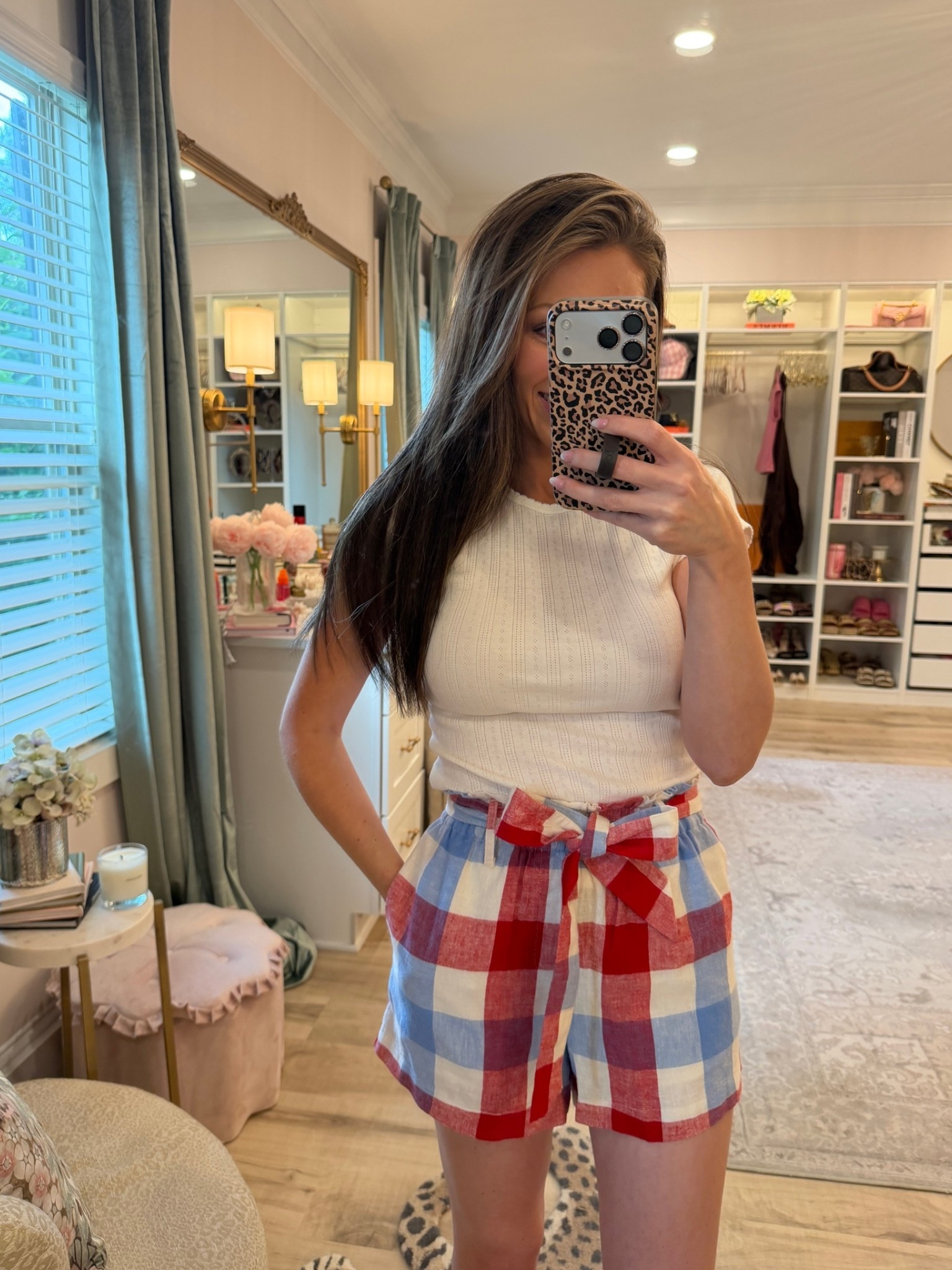Linen blend plaid shorts on sale right now at Target— perfect for the Fourth of July!

#LTKSeasonal #LTKSaleAlert