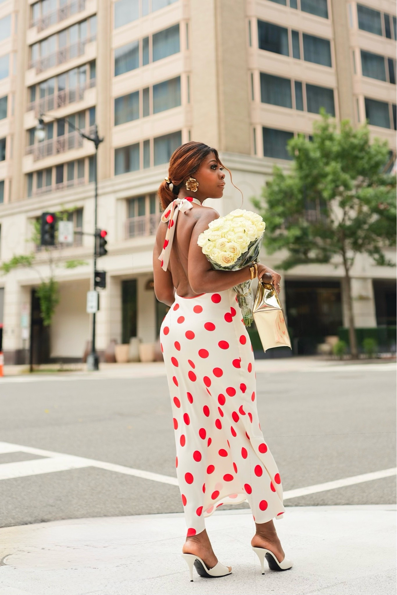 Polka dot backless dress

#LTKootd #LTKSeasonal #LTKMidsize