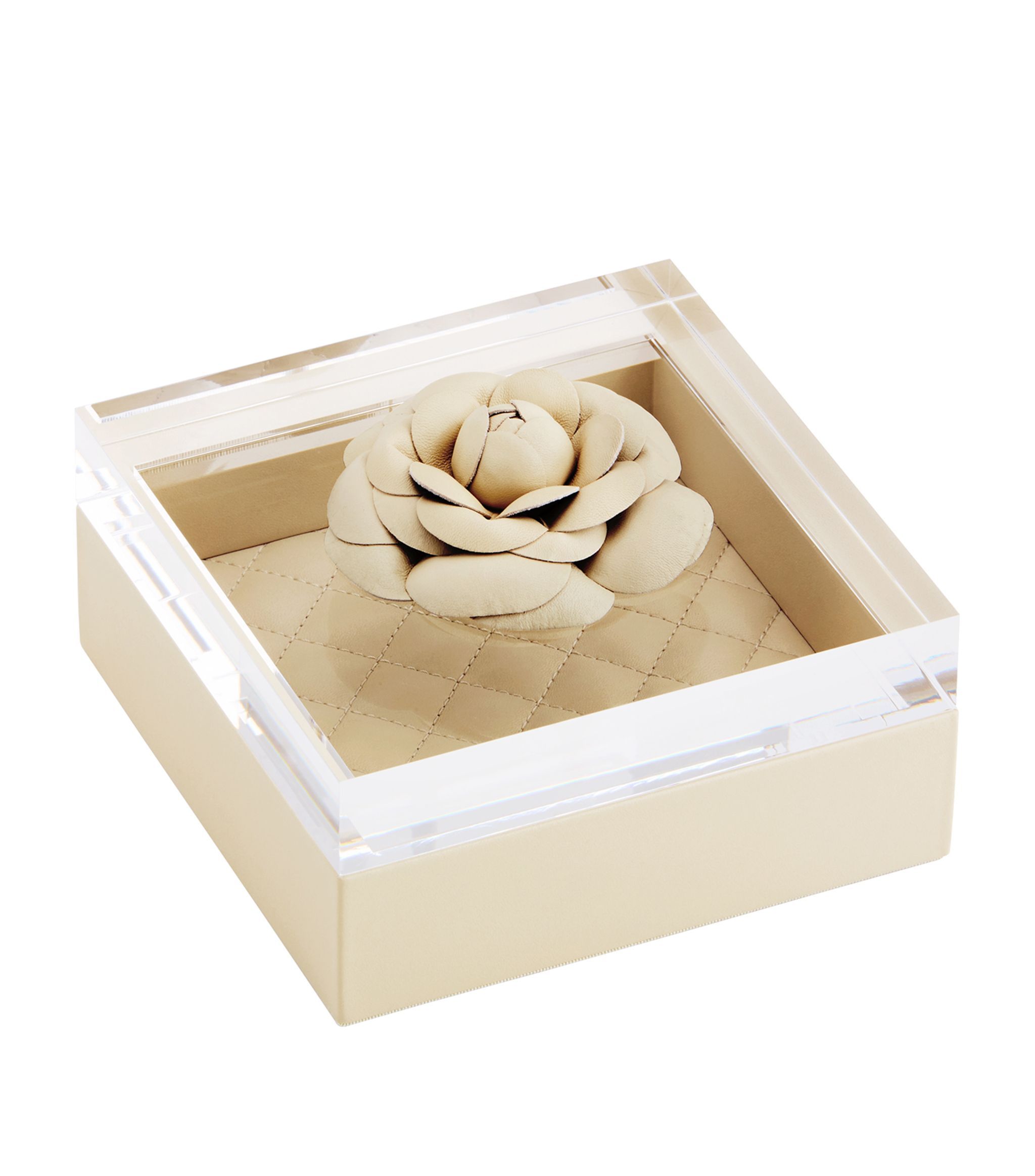 Quilted Floral Box | Harrods
