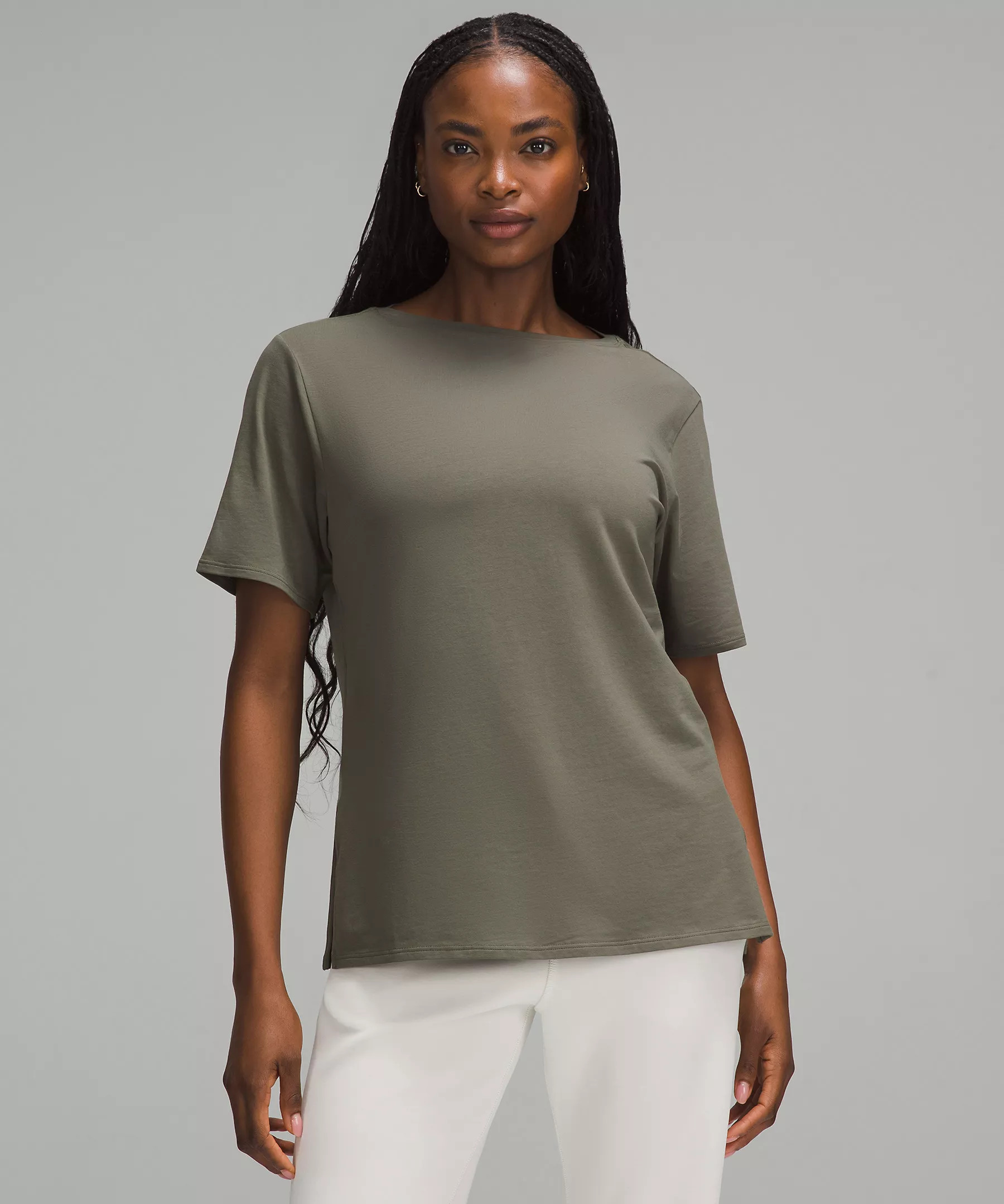 Relaxed-Fit Boatneck T-Shirt | Women's Short Sleeve Shirts & Tee's | lululemon | Lululemon (US)