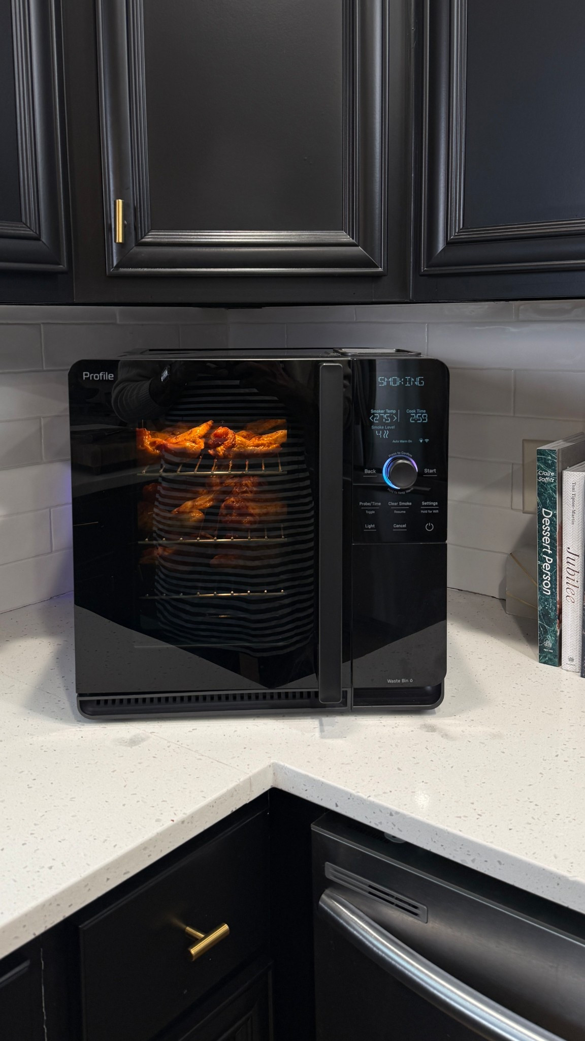 Finally pulled out my @geprofile smoker to smoke some wings for dinner tonight!

#LTKHome #LTKfoodie #LTKMens