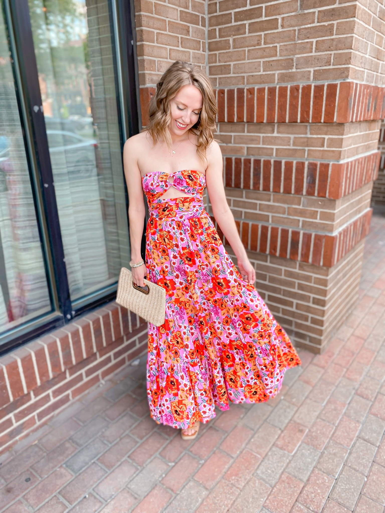 Wearing size 2 runs tts zips up the side

Petal and pup maxi dress, rehearsal dinner guest outfit 

#LTKunder100 #LTKwedding #LTKunder50