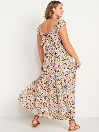 Tiered  All-Day Fit &#x26; Flare Maxi Dress for Women | Old Navy (US)