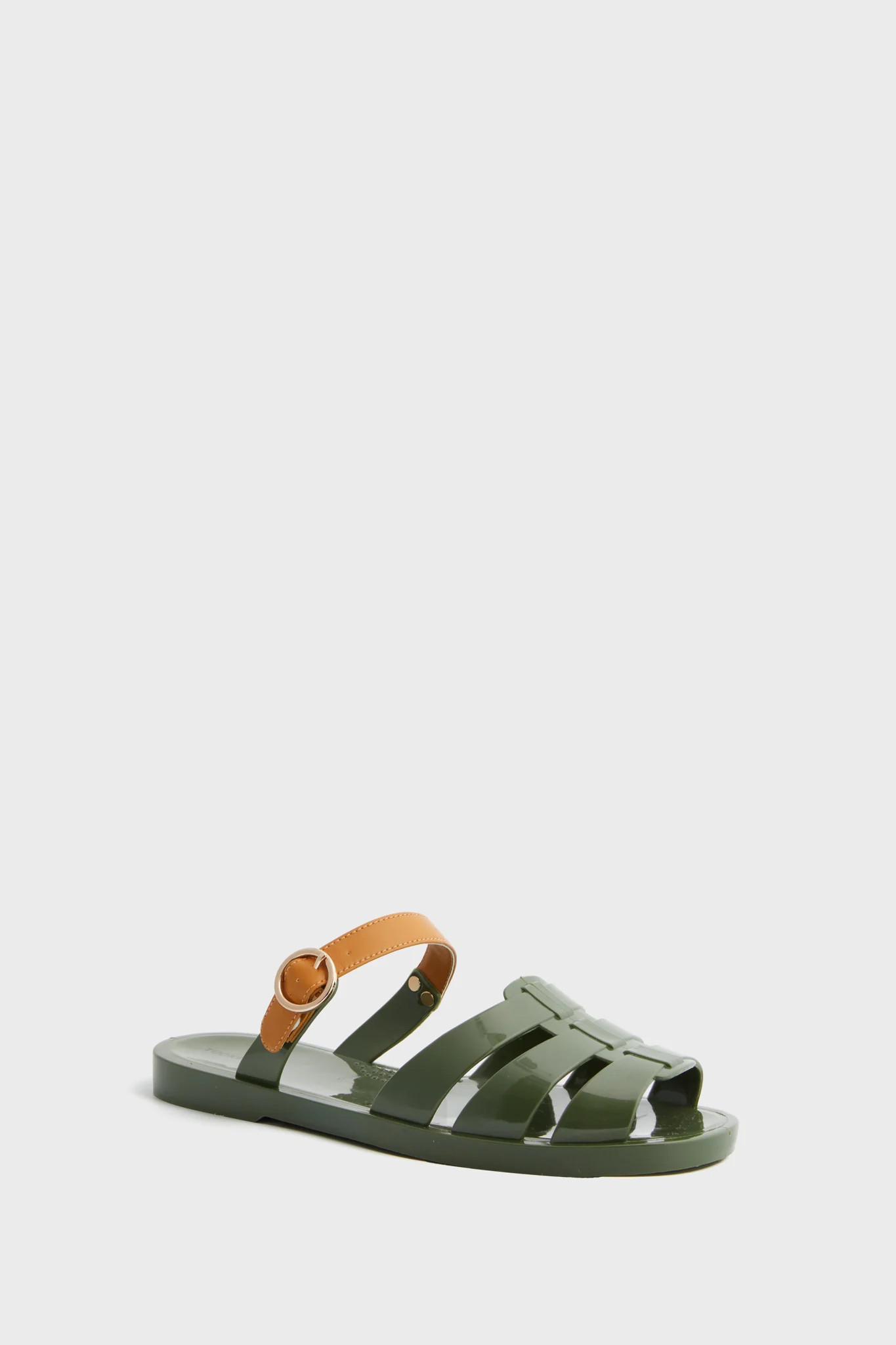 Green Riley Jelly Sandals | Tuckernuck (US)