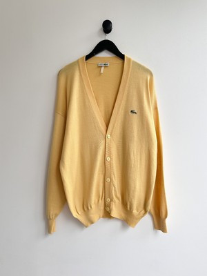 Vintage 90s Lacoste Chemise Cardigan Jumper Sweater Size L XL Mens | eBay US