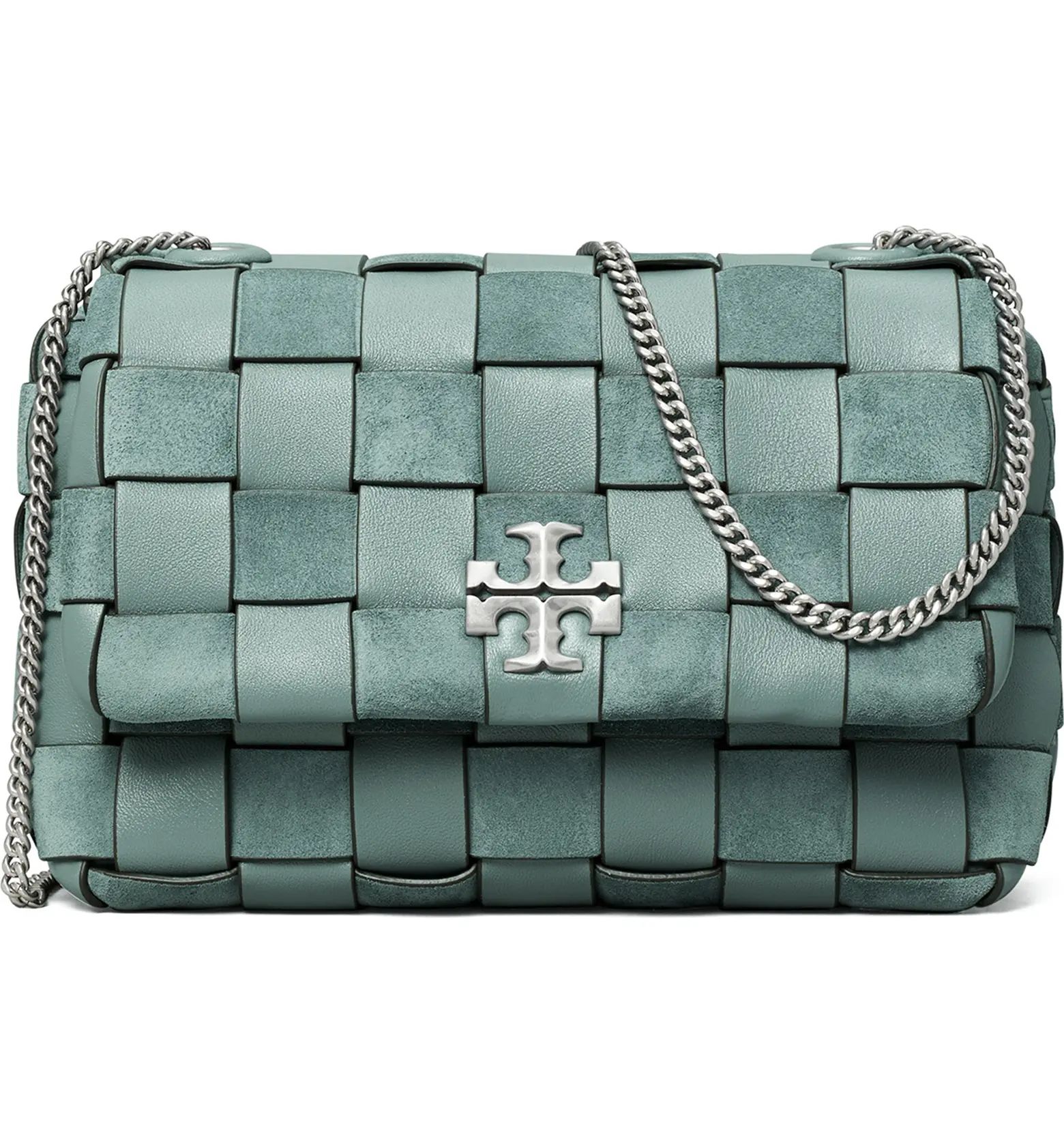 Tory Burch Kira Small Woven Leather Shoulder Bag | Nordstrom | Nordstrom