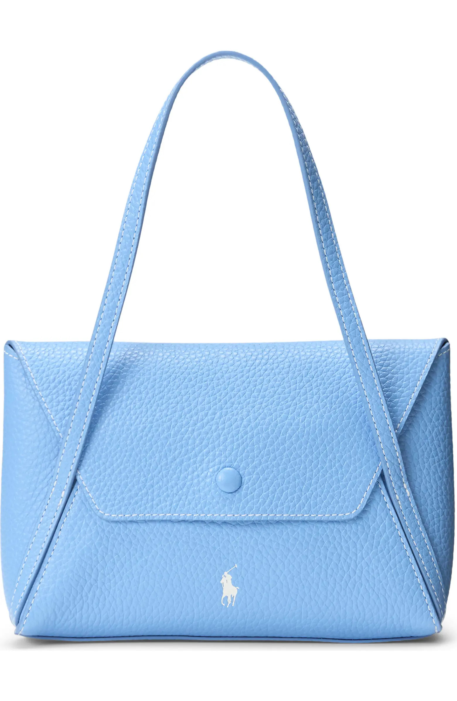 Polo Play Pebble Leather Envelope Shoulder Bag | Nordstrom