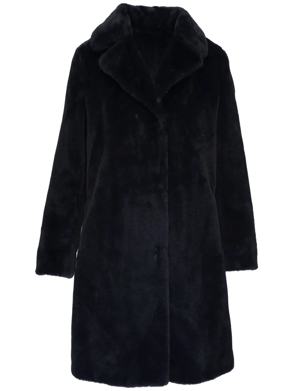 Herno faux-fur Coat | Black | FARFETCH UK | Farfetch Global