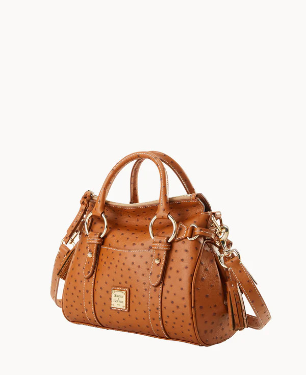 Ostrich Satchel With Pocket | Dooney & Bourke (US)