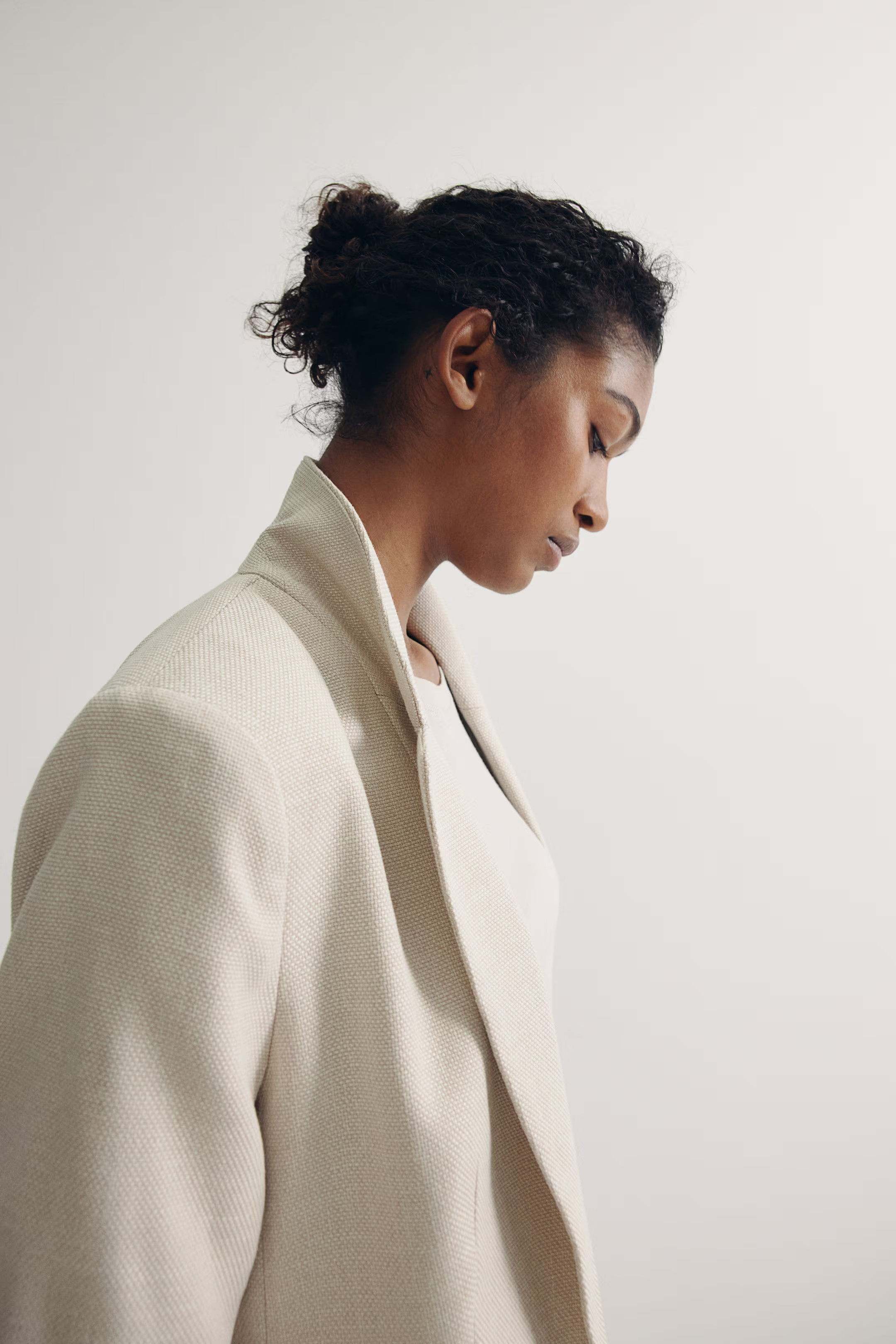 Gathered-sleeve Jacket | H&M (US + CA)