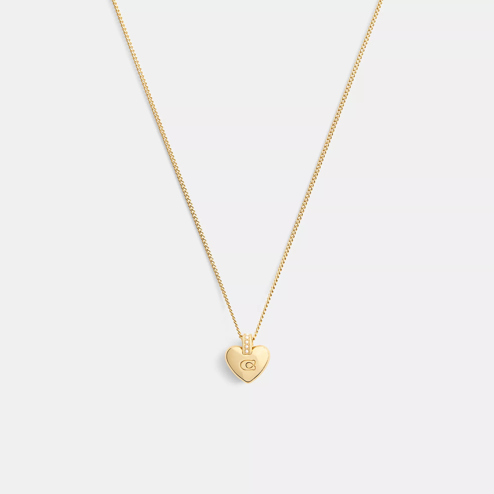 Signature Heart Pendant Necklace | Coach (US)
