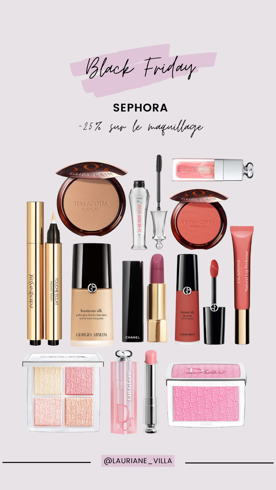 BLACK FRIDAY 2024 SEPHORA -25% sur le maquillage 

#LTKCyberWeek #LTKfrance #LTKbeauty