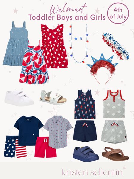 WALMART: Toddler boys and girls 4th of July Outfits 

#Walmart #toddler #boys #girls #clothes #4thofJuly #july4th #redwhiteandblue

#LTKKids #LTKFindsUnder50 #LTKStyleTip
