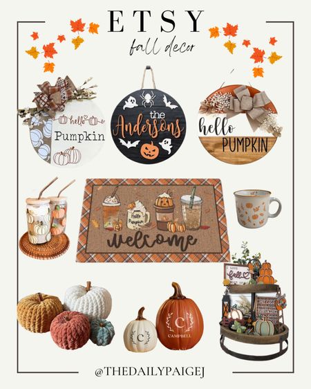 Fall is almost here and it’s not to early to shop for fall home decor! I love these pumpkin spice mats, pumpkin front door signs and pumpkin home accessories. These would be perfect to decorate the outside of your house or the inside of your house for fall. All these great Fall decor options are from Etsy!

Fall decor, pumpkin spice, welcome mats, Fall welcome mats, hello pumpkin, pumpkins, hello Fall, items for fall, Fall home decor, Fall mugs, pumpkin mugs, pumpkin outdoor decor, pumpkin indoor decor, Fall lovers, Fall signs, Halloween decor, Halloween signs, last name signs

#LTKSeasonal #LTKunder100 #LTKhome