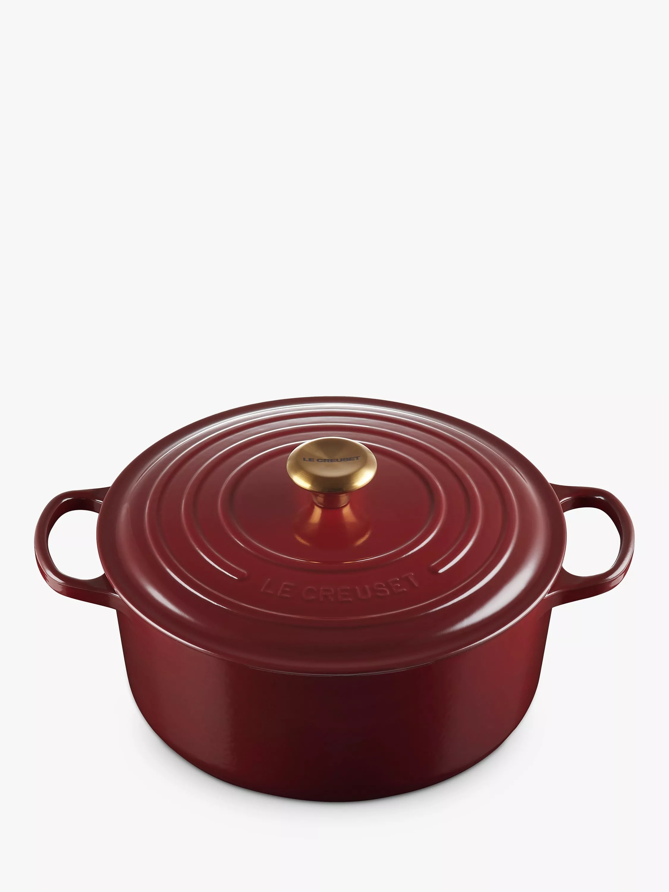 Le CreusetSignature Cast Iron Round Casserole | John Lewis (UK)
