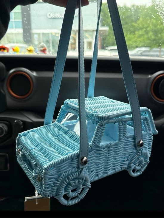 Tommy Bahama Light Blue Woven Car-Shaped Crossbody Bag | Poshmark