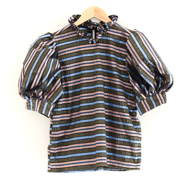 Stella Top, Green x Gold | The Avenue