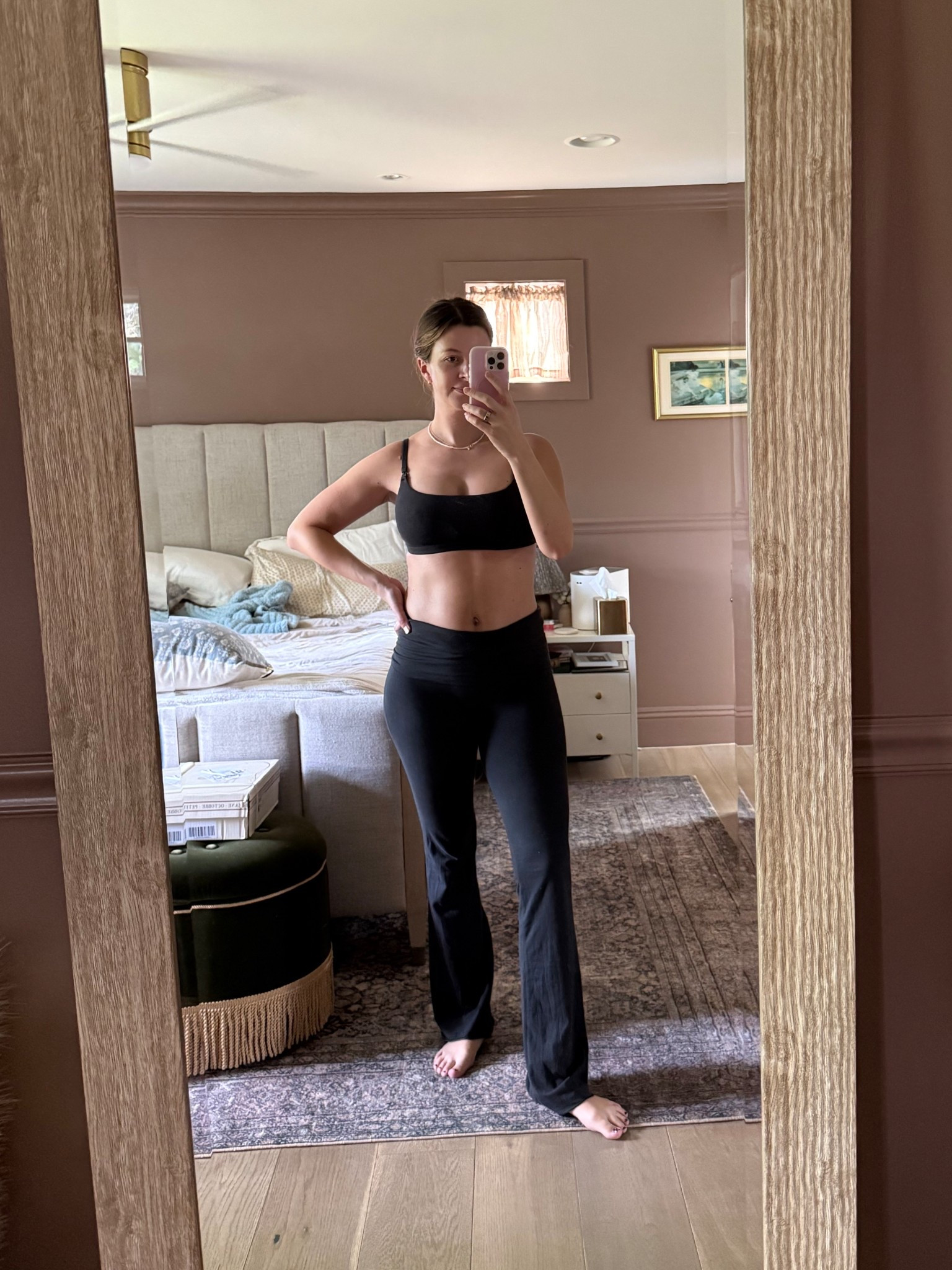 Head to toe skims maternity ! I bought these pieces will pregnant and the pants have been soo comfortable to have post partum! 

#LTKBaby #LTKBump