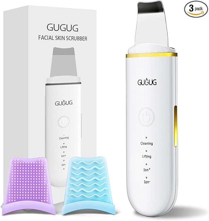 GUGUG Skin Scrubber Face Spatula Skin Spatula Pore Cleaner Blackhead Remover Tools for Facial Dee... | Amazon (US)