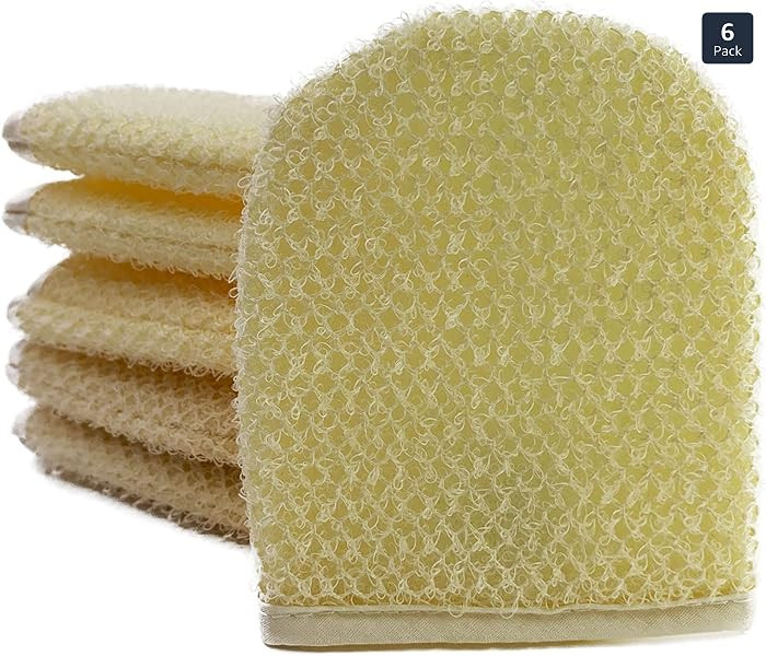 PPHAO Facial Cleansing Sponge - Exfoliating Facial Cleansing Cloths Gloves Mitts - Softweave Exfo... | Amazon (US)