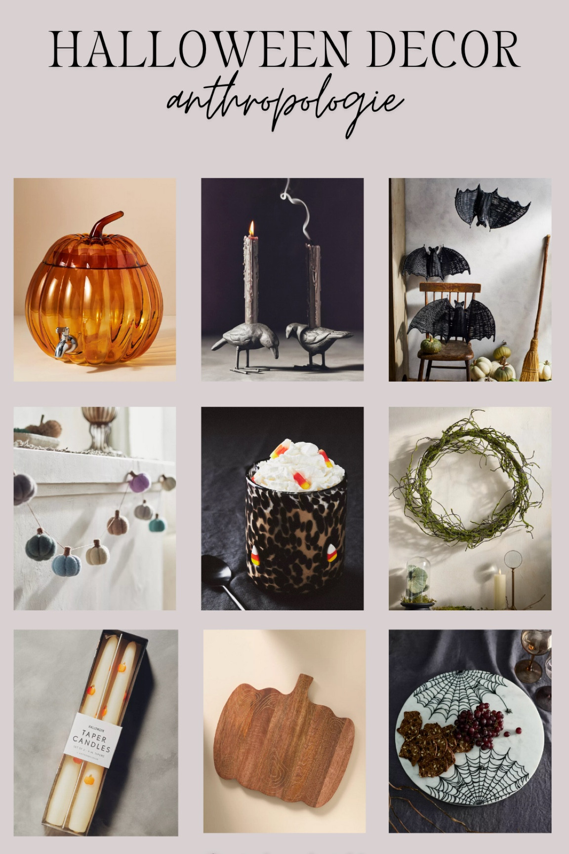 Amazing Halloween “spooky” finds from Anthropologie! I love anthro and their holiday stuff is so chic and very stylized - perfect for any holiday party! 

#LTKHome #LTKParties #LTKSeasonal