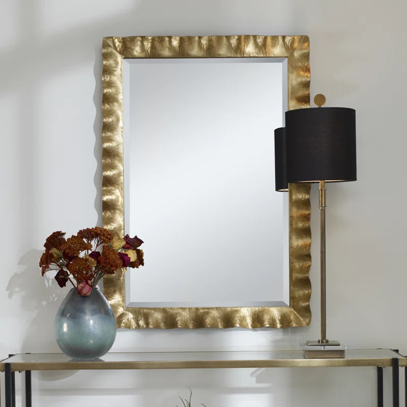 Edith Rectangle Metal Wall Mirror | Wayfair North America