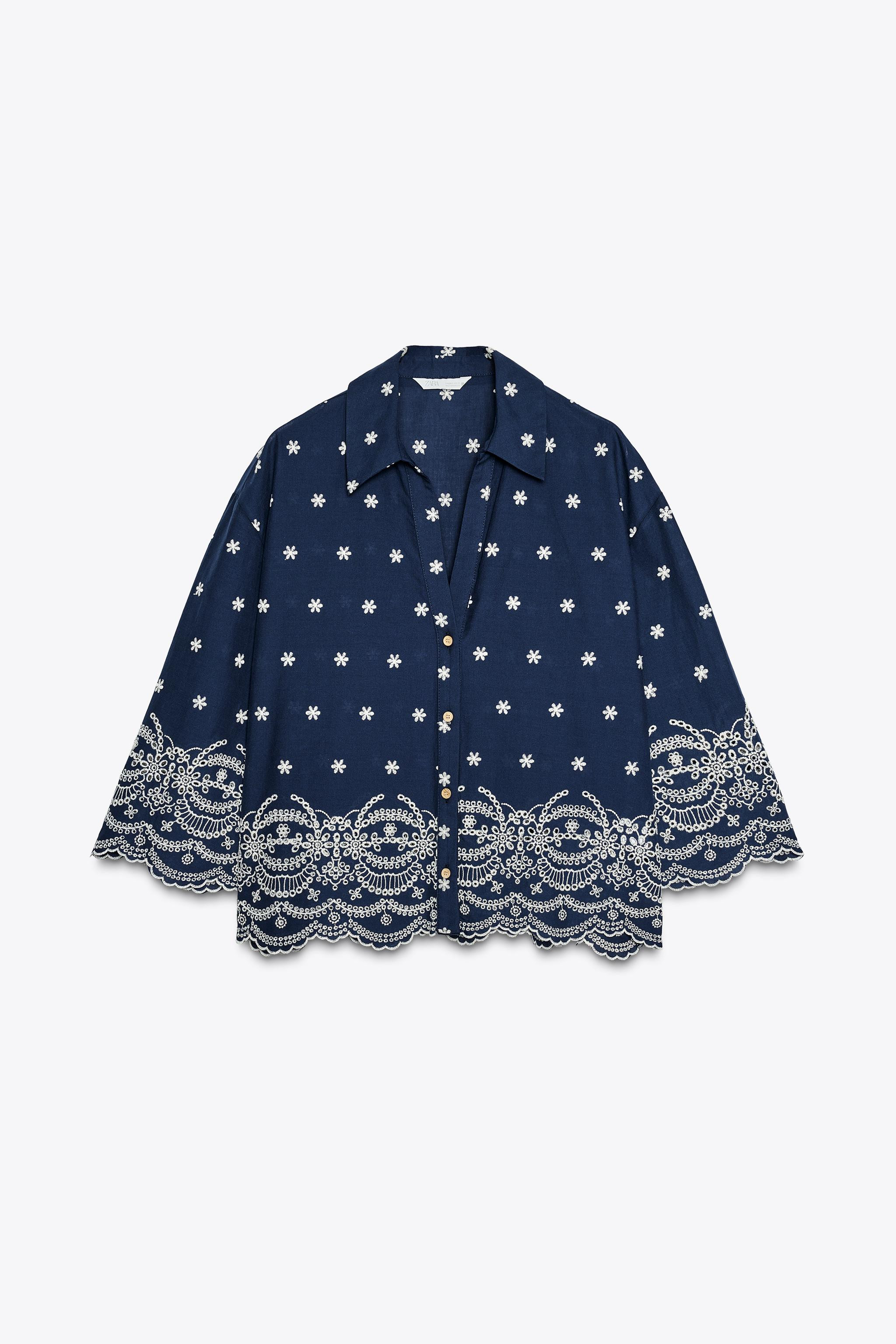 EMBROIDERED SHIRT | Zara UK