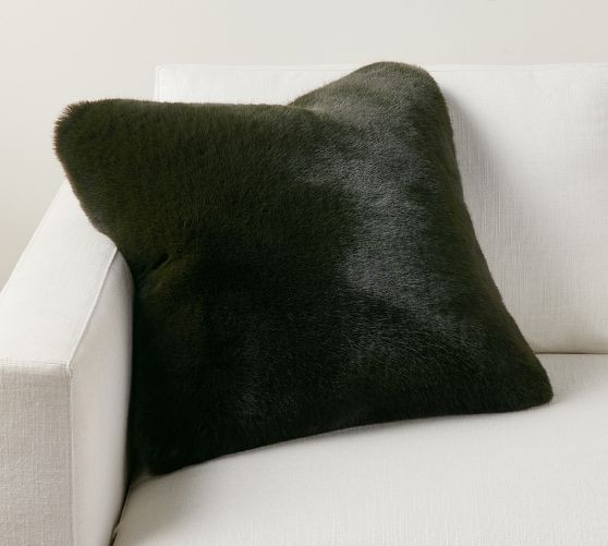 Faux Fur Mink Pillow Cover | Pottery Barn (US)