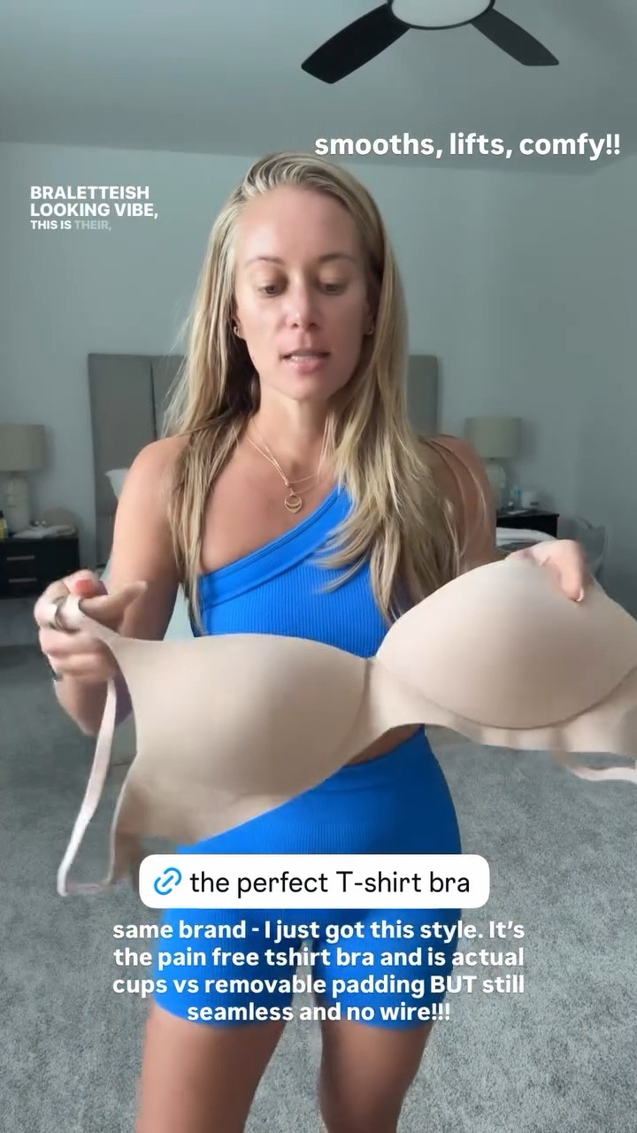 If you’re looking for the perfect t-shirt bra, I’ve found it! This is the @EBY US pain-free t-shirt bra. It has more of a standard cup but still doesn’t have underwire. 

Pain-free bras, t-shirt bras

#LTKootd