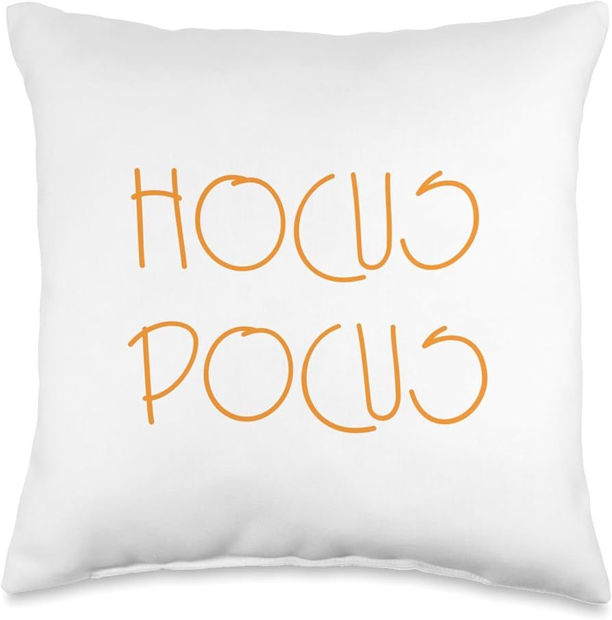 Witchy Things Witchy Hocus Pocus Halloween Vibes Throw Pillow, 16x16, Multicolor | Amazon (US)