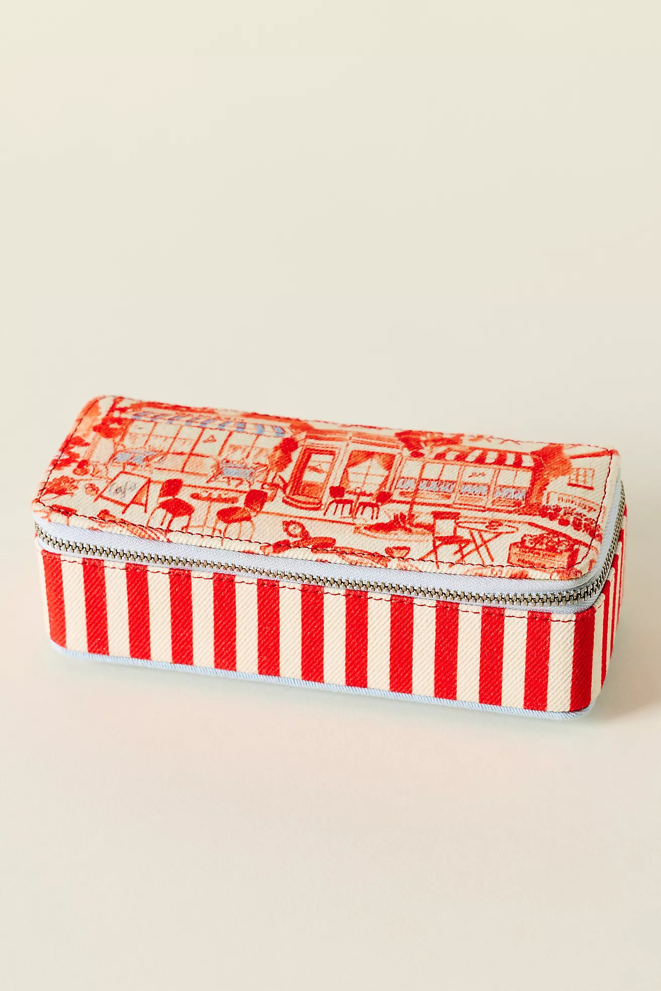 Damson Madder Striped Fabric Jewelry Box | Anthropologie (US)