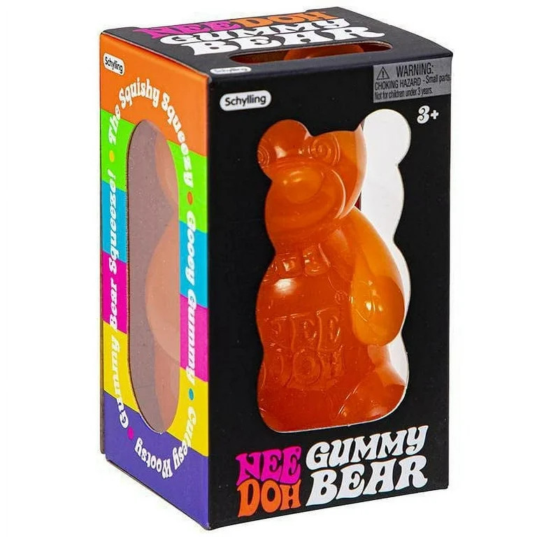 Nee Doh Gummy Bear Squishy Stress Toy - Jumbo Squeezy Fun for Kids and Adults (1 Random Color) | Walmart (US)