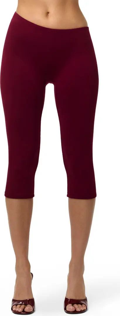 Asymmetric Waist Capri Leggings | Nordstrom