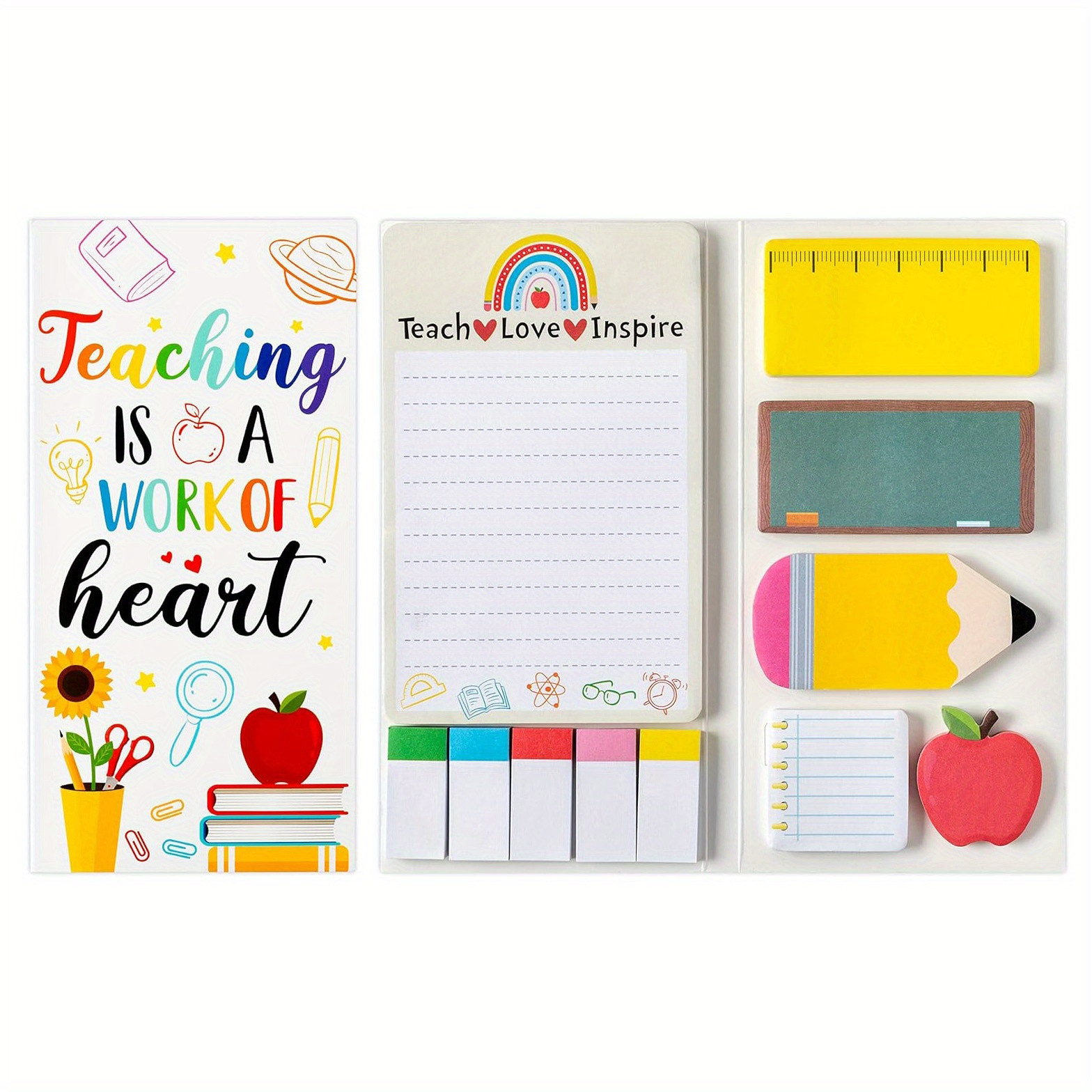 Teaching Themed Self stick Notes Set Oblong Shape Adhesive - Temu | Temu Affiliate Program