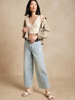 The Wide-Leg Crop Jean | Banana Republic (US)