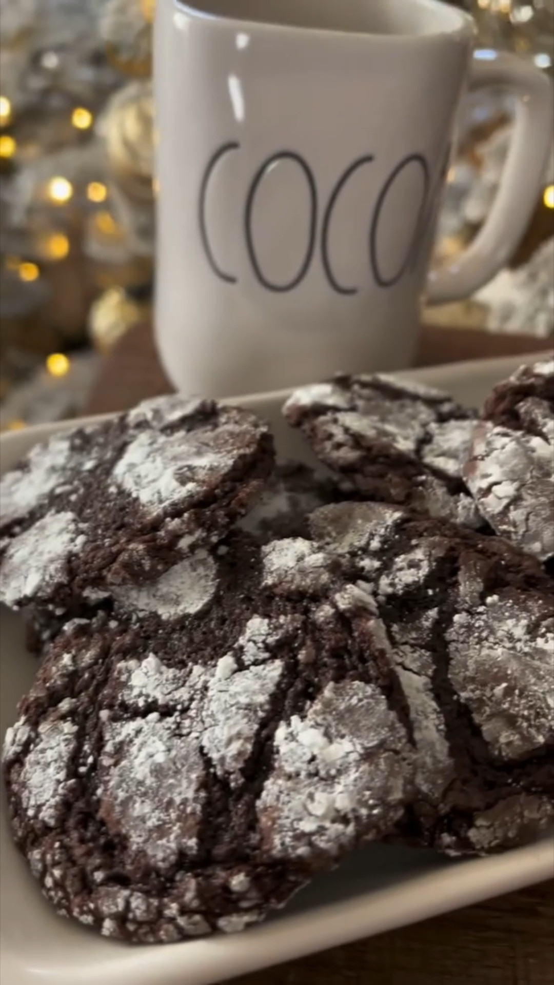 For today’s Tuesday Treats, I’m sharing a brand new cookie recipe! These Chocolate Espresso Crinkle Cookies are giving holiday magic in every bite! 🍫☕️ So rich, fudgy, and ridiculously easy to make, the perfect treat to impress at any party! Comment “recipe” below and I’ll send it right over! 🎄

#LTKfoodie #LTKHoliday #LTKGiftGuide
